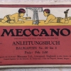 Meccano Set 1 de 1929 green